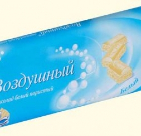 Шоколад "Воздушный" в аасорт 90г БЕЛЫЙ