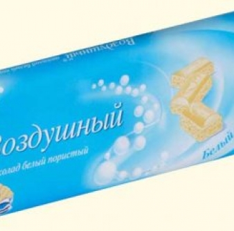 Шоколад "Воздушный" в аасорт 90г БЕЛЫЙ