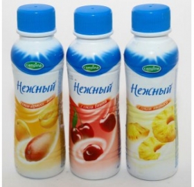 Йогкрт "Кампина Нежный" 285мл/0,1% питьевой