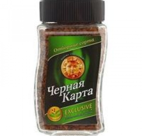 Кофе "Черная карта" Эксклюзив 95гр ст/б