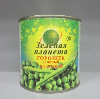 Зел. горошек "Зеленая планета" ж/б 400г