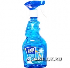 Жидкость д/мытья стекол "Хелп" 750мл
